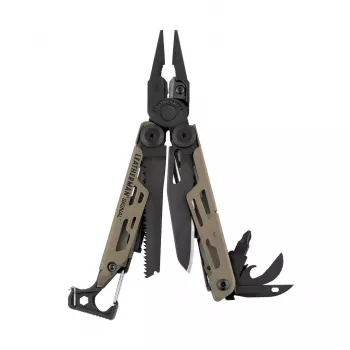 Leatherman SIGNAL monityökalu pihdit, 19 työkalua, musta ja Tan