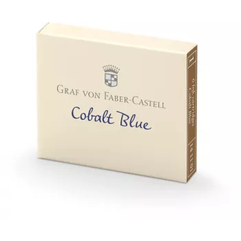 FABER-CASTELL mustepatruunat Graf von Faber-Castell koboltinsininen 6 kpl:n pakkaus (141101)
