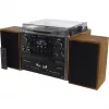 Soundmaster MCD5600BR stereojärjestelmä levysoittimella, DAB+, FM, Bluetooth, CD, kasetti, USB, 2 x 5 W, ruskea