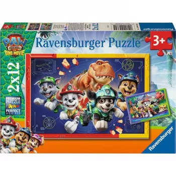 Ravensburger lastenpalapeli Paw Patrol 3 Dino Movie (2x 12 palaa)