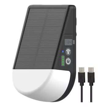 Brennenstuhl akku-aurinko-LED-ulkovalo KL 300 AS kiristysadapterilla