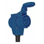 Brennenstuhl 1080980100 CEE-kulmaliitin 230 V 16 A IP44 camping matkailuauto ulkokäyttöön