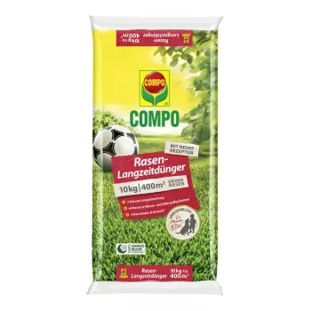 COMPO pitkävaikutteinen nurmikkolannoite 10,0 kg