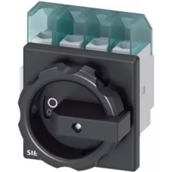 Siemens 3LD22031TL51 pääkytkin 4-napainen 32A 400V 11,5kW etukiinnitys 4-reikäinen