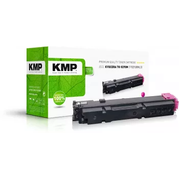 KMP värikasetti Kyocera TK-5370M magenta uudelleenvalmistettu 5000 sivua PA3500/MA3500-sarja
