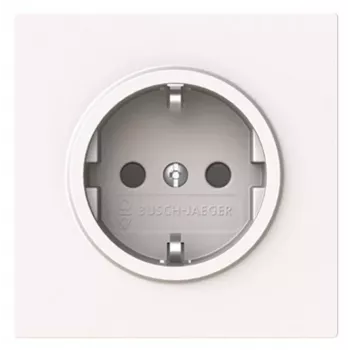 Busch-Jaeger SCHUKO pistorasia 20 EUCB-44G Safety+ alpinvalkoinen future® linear