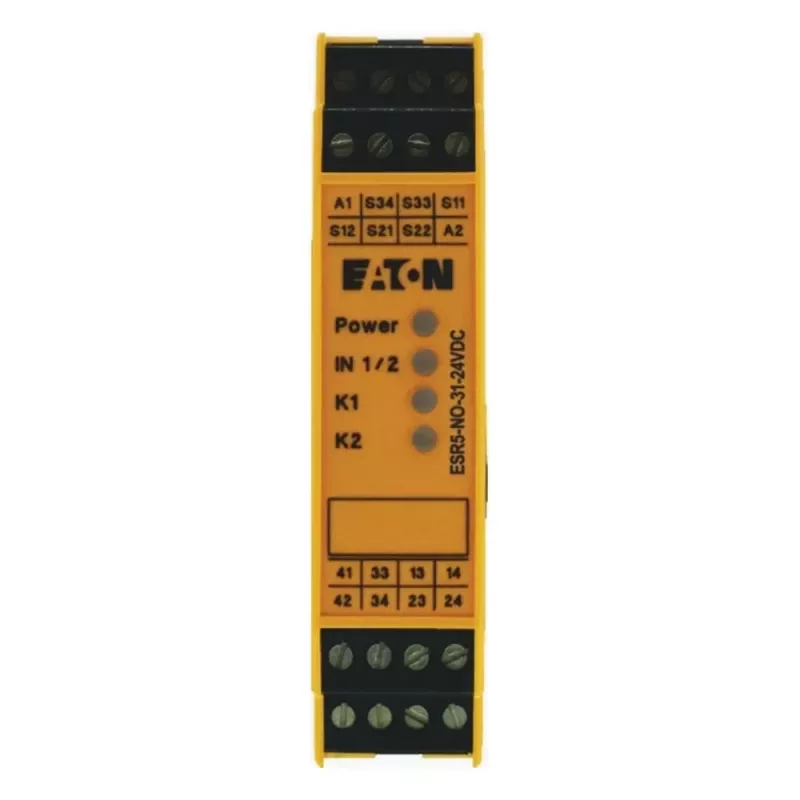 Eaton turvarele ESR5-NO-31-24VDC 24 V DC 3 NO + 1 NC ruuviliittimet DIN-kisko