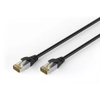 DIGITUS CAT 6A S-FTP ulkokäyttöön tarkoitettu patch-kaapeli, Cu, PE, 2 m, musta