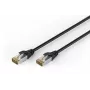 DIGITUS CAT 6A S-FTP ulkokäyttöön tarkoitettu patch-kaapeli, Cu, PE, 2 m, musta