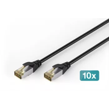 DIGITUS CAT 6A S-FTP ulko-patchkaapeli, Cu, PE, 10 kpl