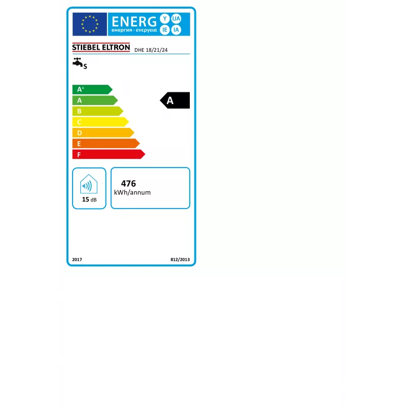 STIEBEL ELTRON STE DHE 18/21/24 täysin elektroninen läpivirtauslämmitin 18/21/24 kW