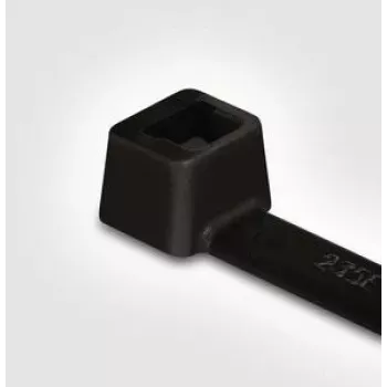HellermannTyton T18L nippuside, polyamidi 6.6, musta, 205 x 2.5 mm, 100 kpl:n pakkaus (111-02110)