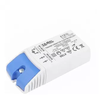 Scharnberger 58491 12V AC 0-60W elektroninen muuntaja halogeeni- tai LED-valoille, 71,5x35x23,5mm