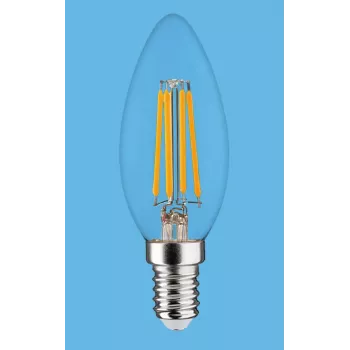 SYNERGY21 LED Retrofit E14 kynttilä kirkas 4-5W lämminvalkoinen himmennettävä