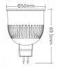 MIBOXER FUT112 LED Retrofit GU5.3/MR16 6W RGB-CCT 2,4GHz Smooth Dim älykäs kohdevalaisinpolttimo