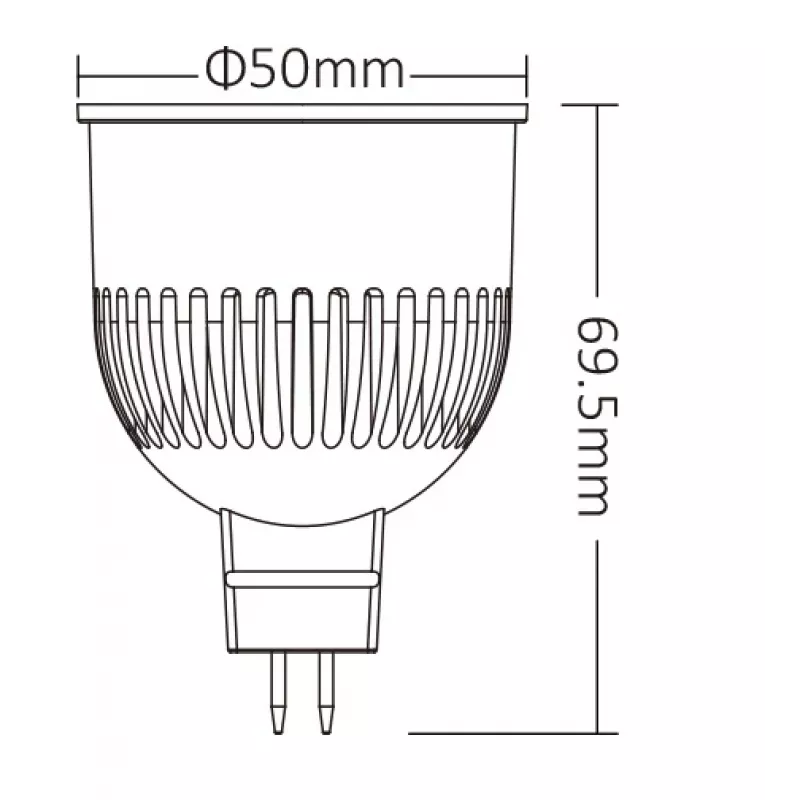 MIBOXER FUT112 LED Retrofit GU5.3/MR16 6W RGB-CCT 2,4GHz Smooth Dim älykäs kohdevalaisinpolttimo