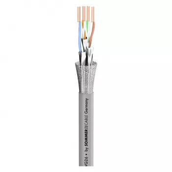 Sommer Cable SC-Mercator CAT.7 verkkokaapeli, FRNC, Ø 6,5 mm, harmaa (580-0306F)