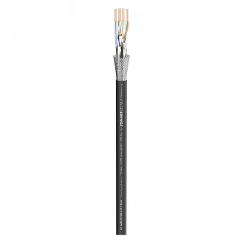 Sommer Cable SC-Mercator CAT.7 PUR verkkokaapeli, PUR, Ø 6,4 mm, musta, myydään metreittäin (581-0071)