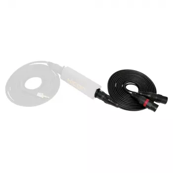 Sommer Cable SC-Peacock MKII DMX-adapterikaapeli, 2 x 0,22 mm², XLR-urosliitin 3-nap. XLR-naarasliittimeen 5-nap., HICON, musta, 5 m (PCGU-0500-SW)