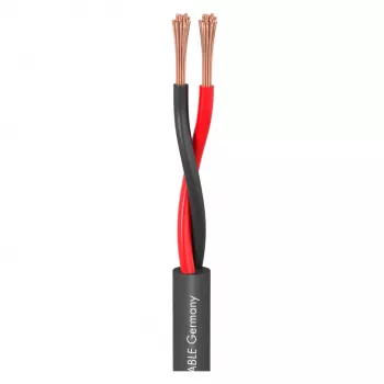 Sommer Cable Meridian Mobile SP215 kaiutinkaapeli 2 x 1,5 mm² PVC musta (metritavara)