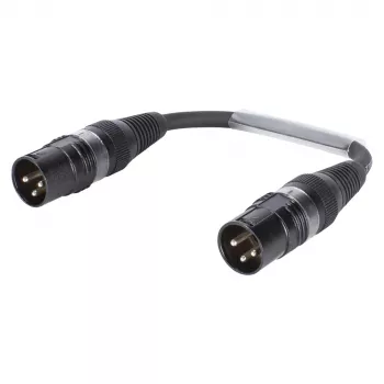 Sommer Cable adapterikaapeli, XLR-liitin 3-nap. XLR-liittimeen 3-nap., HICON, musta, 0,15 m (SGHWU0015-SW)