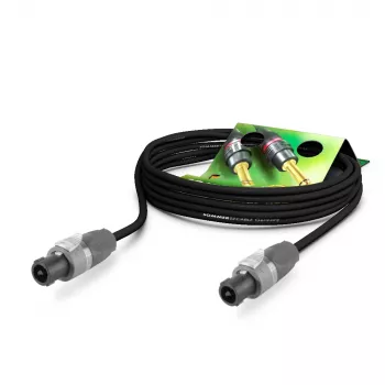 Sommer Cable Meridian 2x2,50 mm² kaiutinkaapeli speakON-liittimillä - 10 m - musta