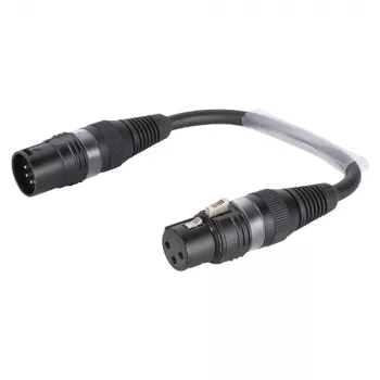 Sommer Cable adapterikaapeli, XLR-liitin 3-nap. XLR-liittimeen 5-nap., musta, 0,15 m (B2FAU0015-SW)