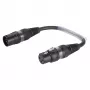 Sommer Cable adapterikaapeli, XLR-liitin 3-nap. XLR-liittimeen 5-nap., musta, 0,15 m (B2FAU0015-SW)
