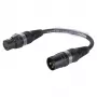 Sommer Cable -adapterikaapeli, XLR-urosliitin 3-napainen XLR-naarasliittimeen, musta, 0,15 m (B2WSU0015-SW)