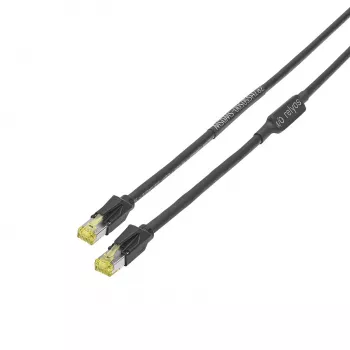 Sommer Cable SC-Mercator CAT.7 PUR verkkokaapeli, 8 x 0,14 mm², RJ45-RJ45, HIROSE, musta, 5 m (P7HS-0500-SW)