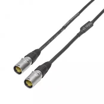 Sommer Cable SC-Mercator CAT.7 PUR verkkokaapeli, 8 x 0,14 mm², RJ45-RJ45, NEUTRIK, musta, 3 m (P7NE-0300-SW)
