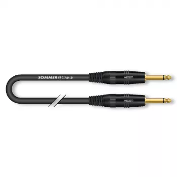 Sommer Cable SC-Spirit LLX 6,0 m instrumenttikaapeli TS/TS mono musta