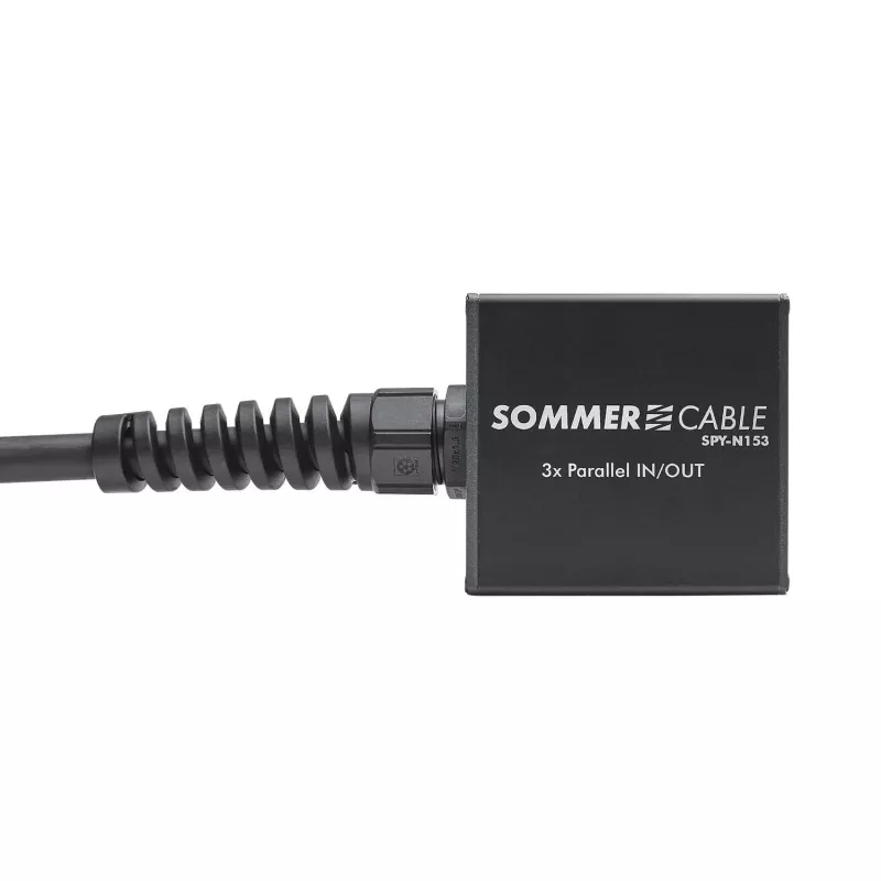 Sommer Cable SPY-N153 kaiutinpistoke audio-adapteri, suora, antrasiitti