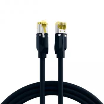 EFB Elektronik ECOLAN DRAKA UC900 Hirose TM31 -verkkokaapeli RJ-45 uros - RJ-45 uros Cat.6A S/FTP LSZH, musta, 15 m