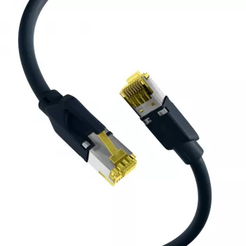 EFB Elektronik ECOLAN DRAKA UC900 Hirose TM31 -verkkokaapeli RJ-45 uros - RJ-45 uros Cat.6A S/FTP LSZH, musta, 15 m