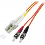 EFB-Elektronik -duplex-johdin LC-ST 50/125µ OM2 LSZH oranssi 2,0 mm 7,5 m