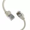 EFB Elektronik RJ45 -verkkokaapeli Cat.6A U/FTP TPE 4mm Ultraflex harmaa 3 m