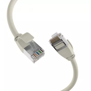 EFB Elektronik RJ45 -verkkokaapeli Cat.6A U/FTP TPE 4mm Ultraflex harmaa 3 m