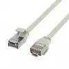 EFB Elektronik RJ45 -verkkokaapeli Cat.6A U/FTP TPE 4mm Ultraflex harmaa 3 m
