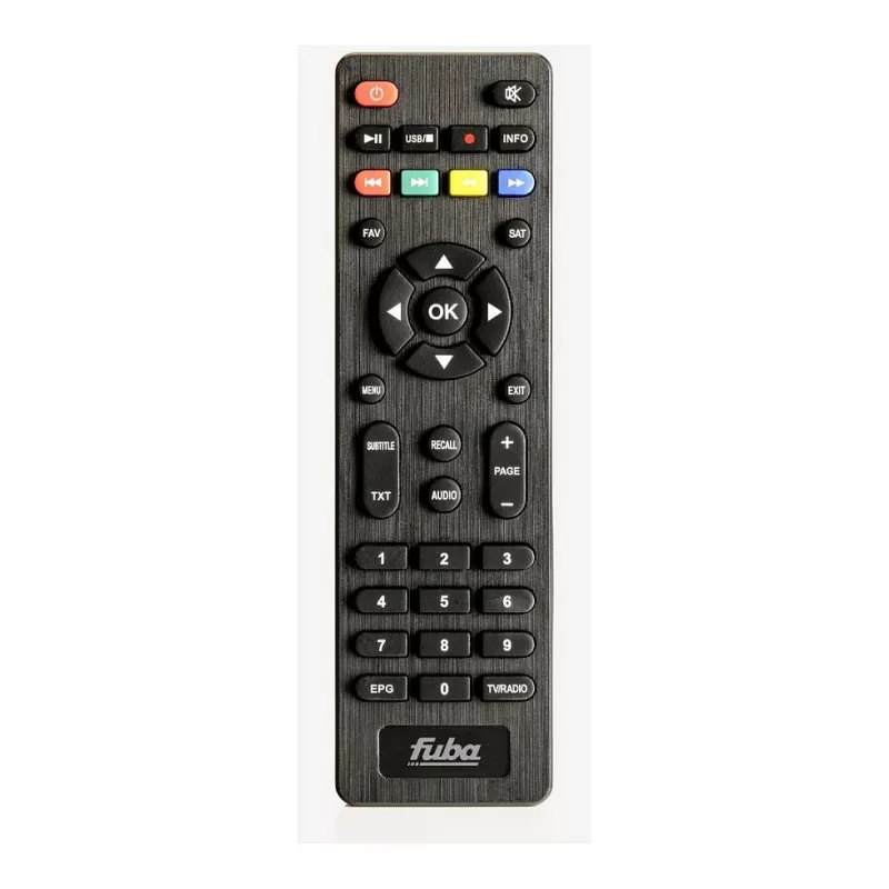 FUBA ODS 350 musta digitaalinen satelliittivastaanotin DVB-S/S2 HDTV PVR-ready