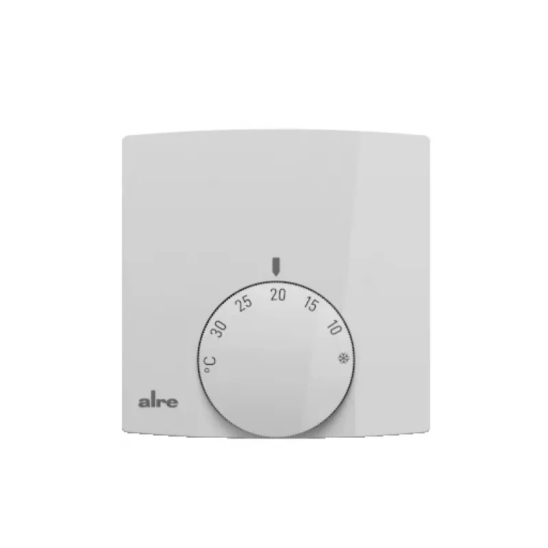 ALRE huonetermostaatti pinta-asennettava 5-30°C NC-kosketin 2A 230V RTBSB-201.00