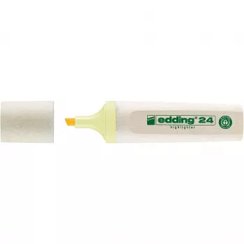 EDDING EcoLine 24 yliviivauskynä pastellinkeltainen