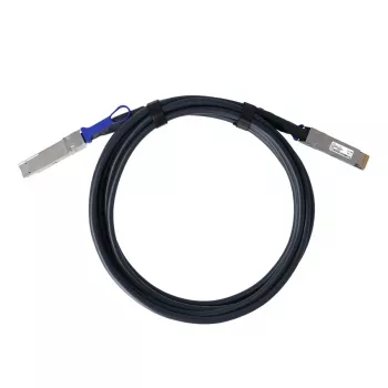 BlueOptics Fortinet FN-CABLE-QSFPDD-DAC-02 yhteensopiva BlueLAN BL292901X2M26 QSFP-DD Direct Attach -kuparikaapeli, 400GBASE-CR4, 26 AWG, 2 metriä