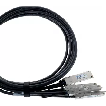 BlueLAN QDD-4ZQ100-CU2M-BL 400G QSFP-DD - 4x100G QSFP56 Breakout DAC -kaapeli 2 m