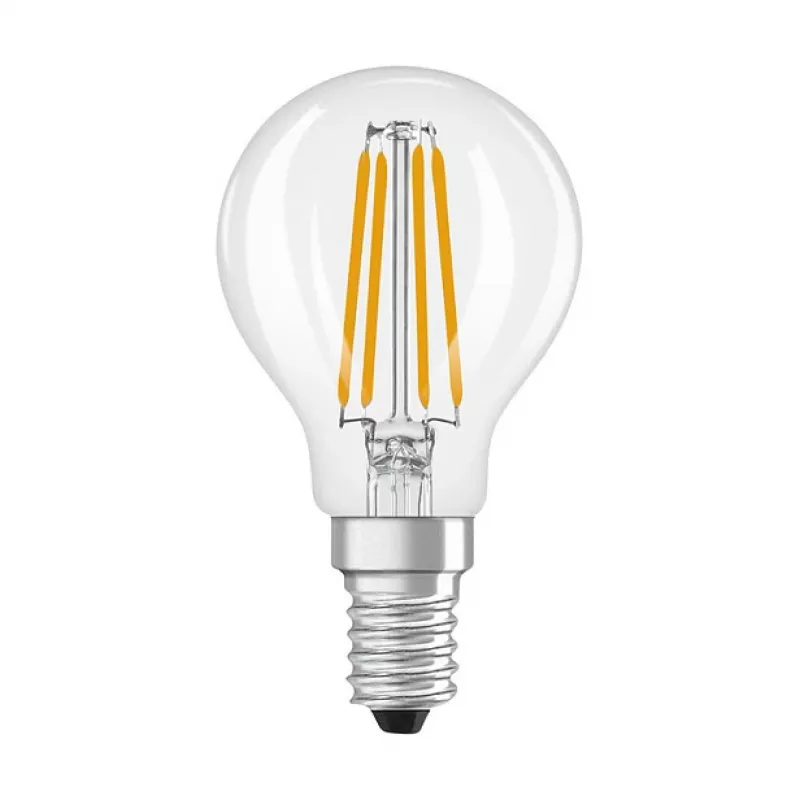 Osram LED Classic P 40 Filament 3.4W 827 kirkas E14 LED lamppu, Mini Globe