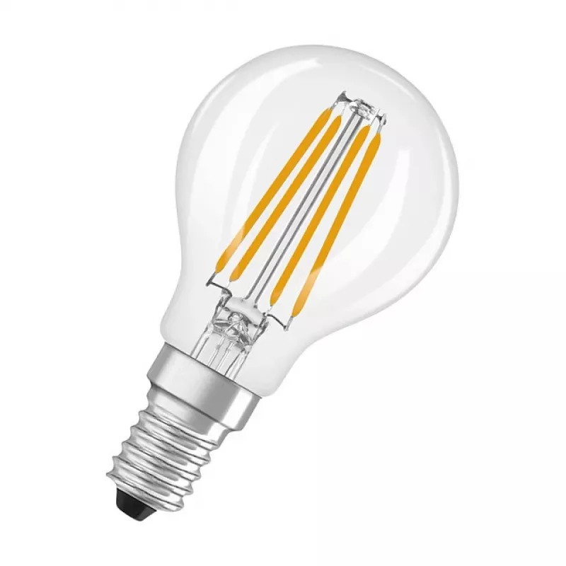 Osram LED Classic P 40 Filament 3.4W 827 kirkas E14 LED lamppu, Mini Globe