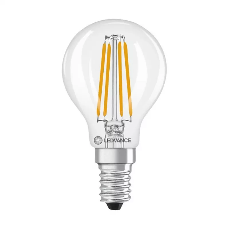 Osram LED Classic P 40 Filament 3.4W 827 kirkas E14 LED lamppu, Mini Globe