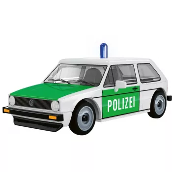 COBI Volkswagen Golf (1974) Polizei valkoinen 1:35 diecast-pienoismalli