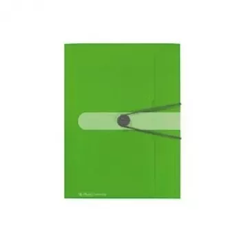 HERLITZ kuminauhakansio A4 PP läpinäkymätön Apple Green