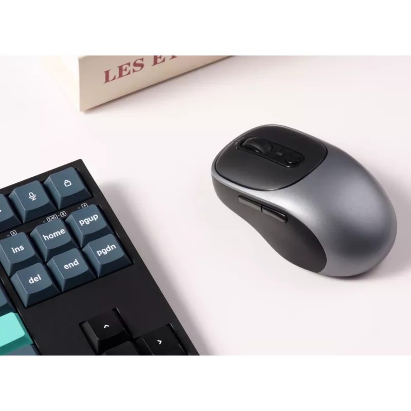 Keychron BM24-C61 PAW3212 Metal Grey kolmitoiminen langaton hiiri